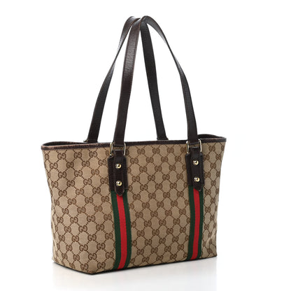 Gucci Monogram Medium Jolicoeur Tote Dark Brown 2 of 4