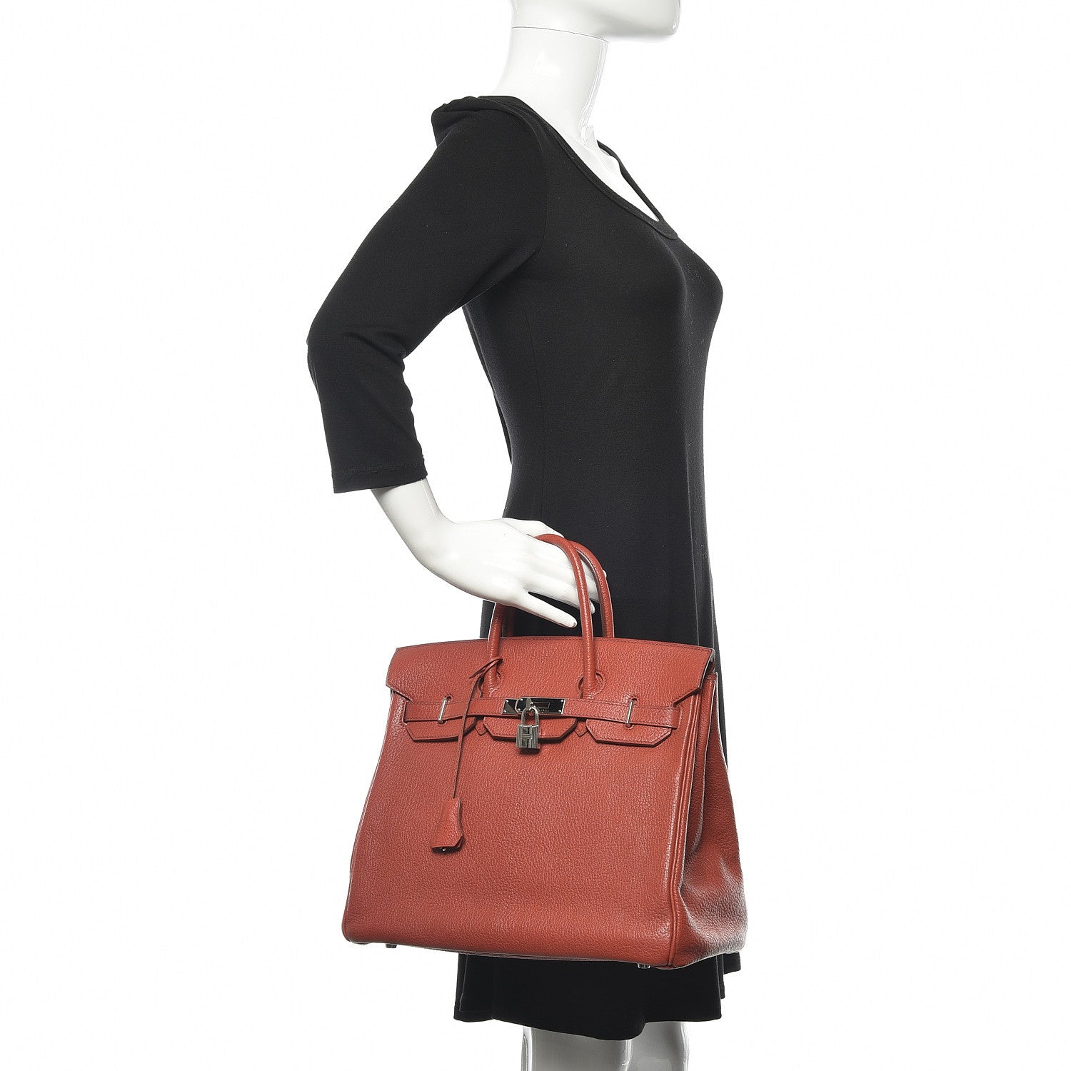 Hermes Chevre Mangalore HAC Birkin 32 Coq de Roche 2 of 33