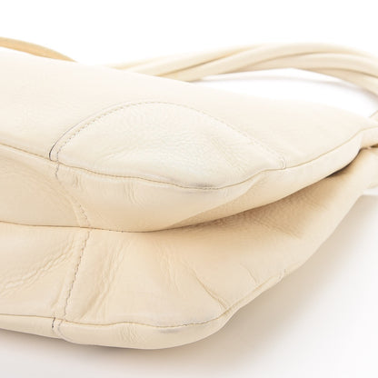 Gucci Calfskin Drawstring Hobo White 9 of 10