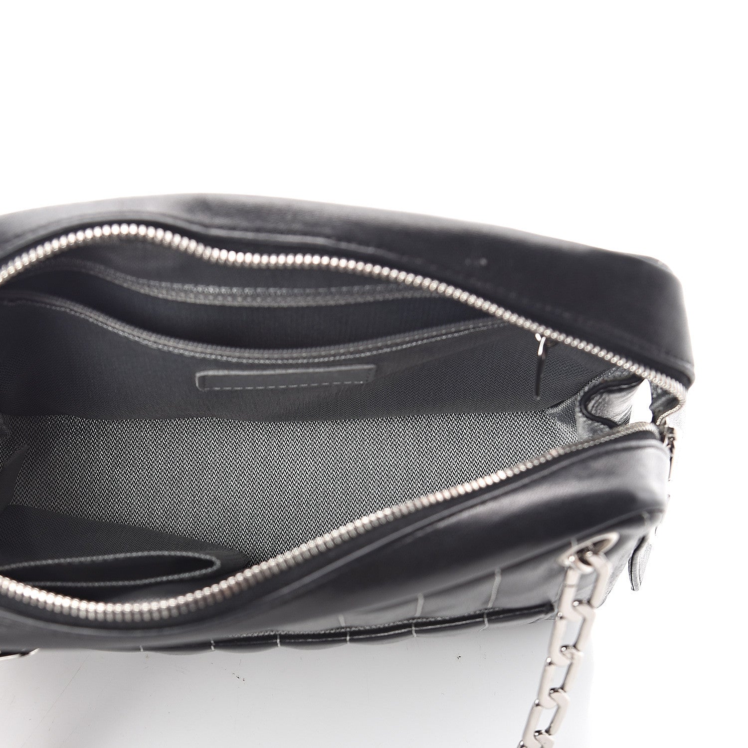 Chanel Lambskin Vertical Quilted Mademoiselle Small Camera Case Black 5 of 8