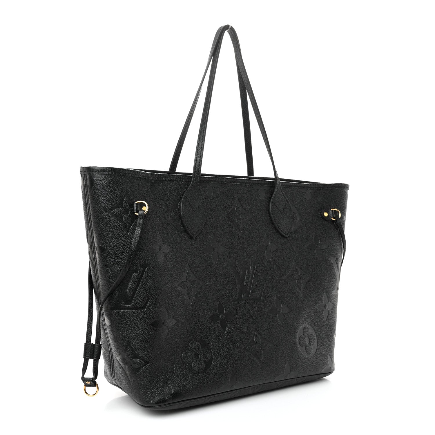 Louis Vuitton Empreinte Monogram Giant Neverfull MM Black 4 of 10