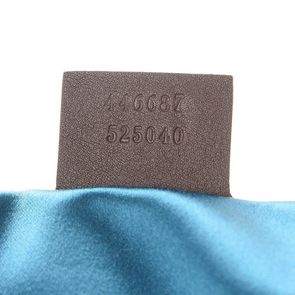 Gucci Velvet GG Monogram Web Medium Dionysus Hobo Brown 7 of 10