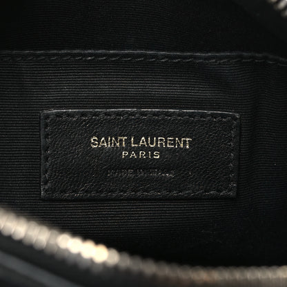 Saint Laurent Calfskin Matelasse Monogram Lou Camera Bag Black 5 of 9