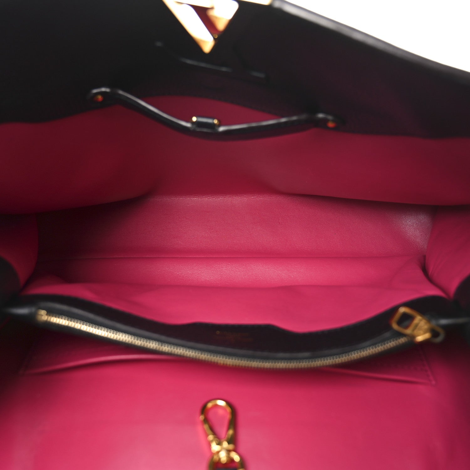 Louis Vuitton Taurillon Capucines GM Black 5 of 9