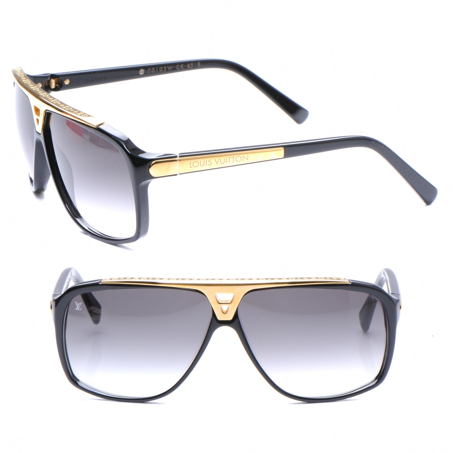 Louis Vuitton Evidence Sunglasses Black 1 of 7