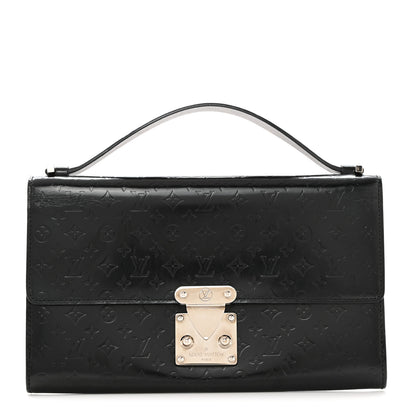 Louis Vuitton Monogram Glace Anouchka Pochette MM Black 1 of 6