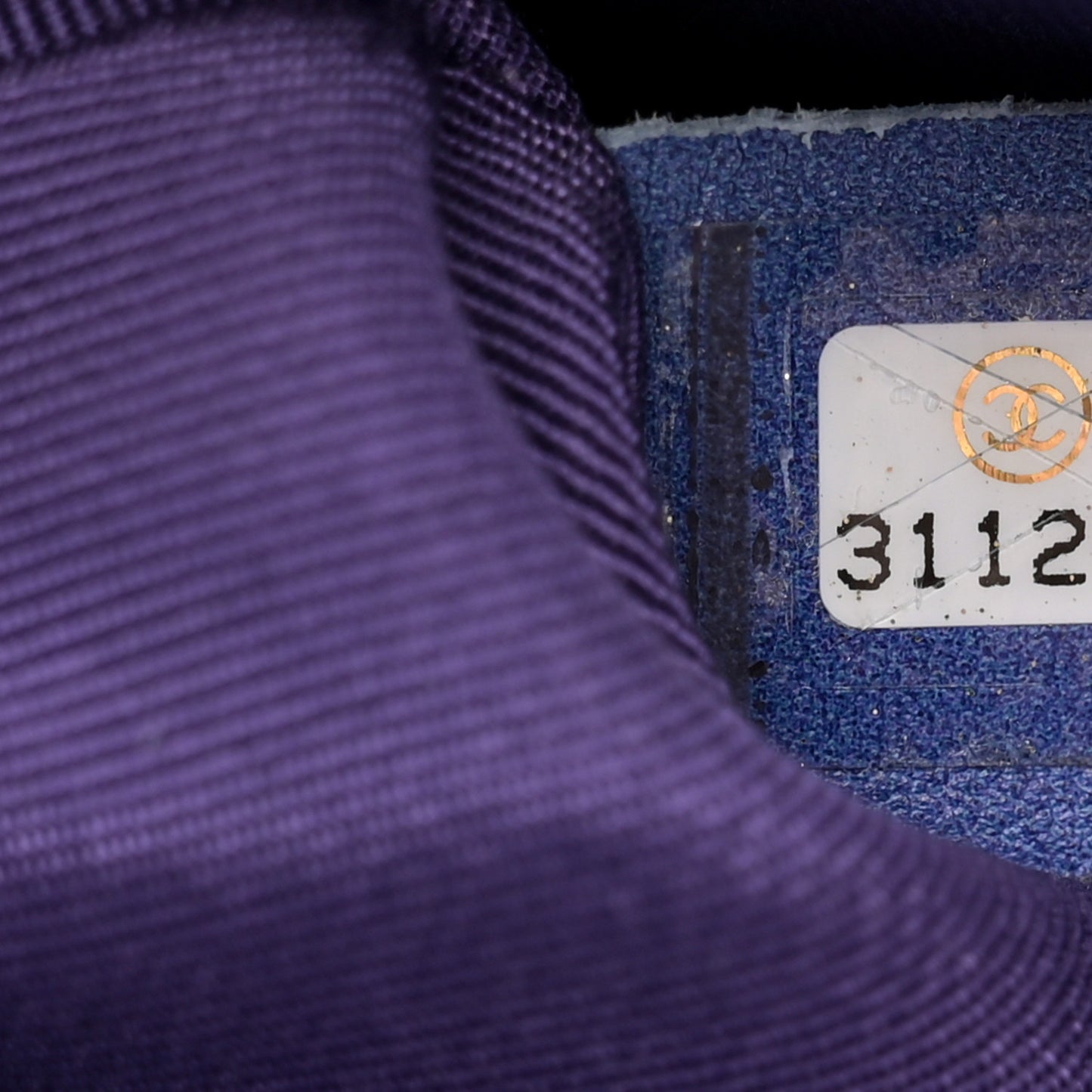 Tie Dye Calfskin Quilted Medium Chanel 19 Flap Blue Purple