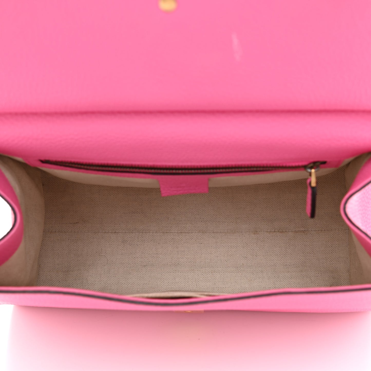 Calfskin Small GG Marmont Top Handle Bag Pink Tropical Flower