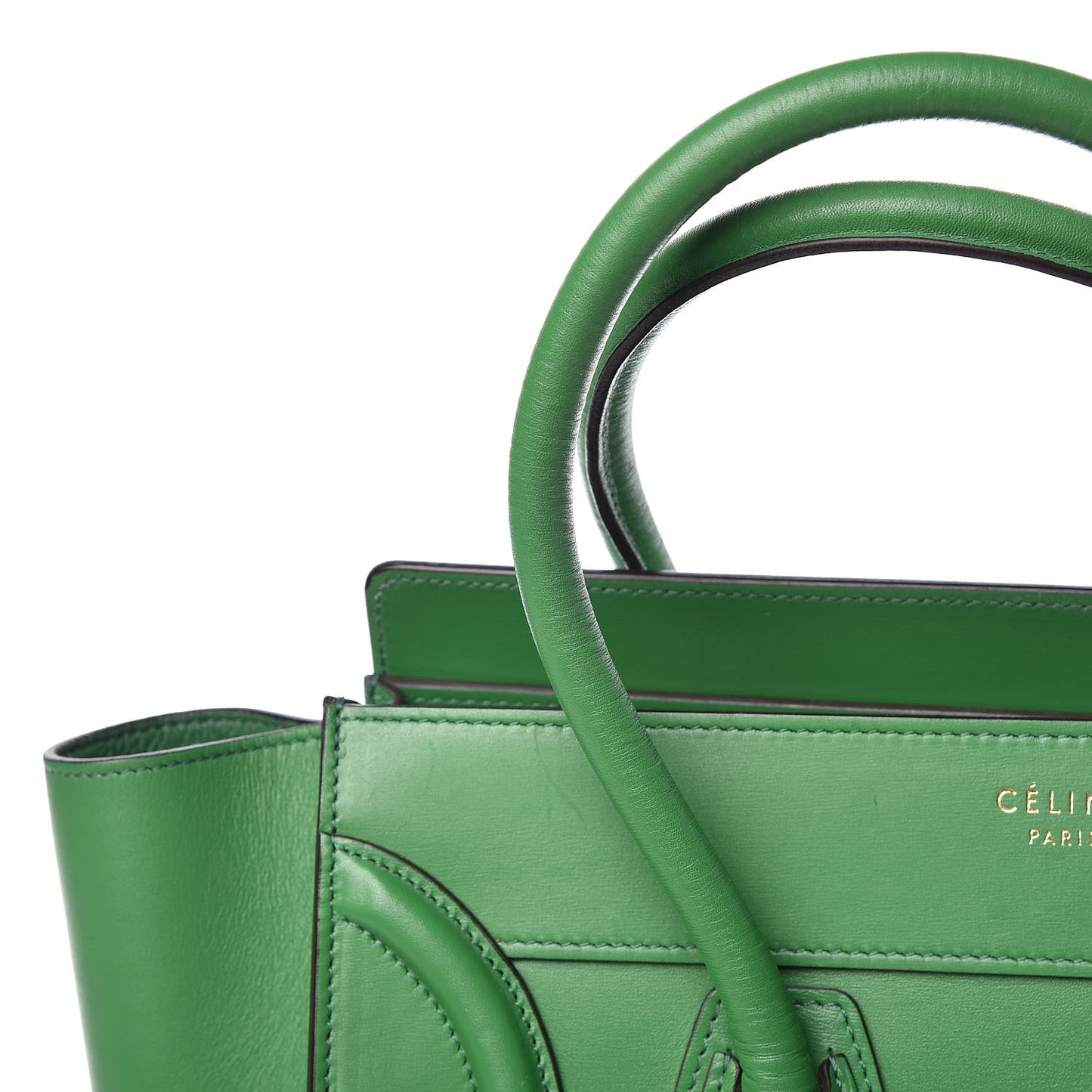 Palmelato Calfskin Micro Luggage Grass