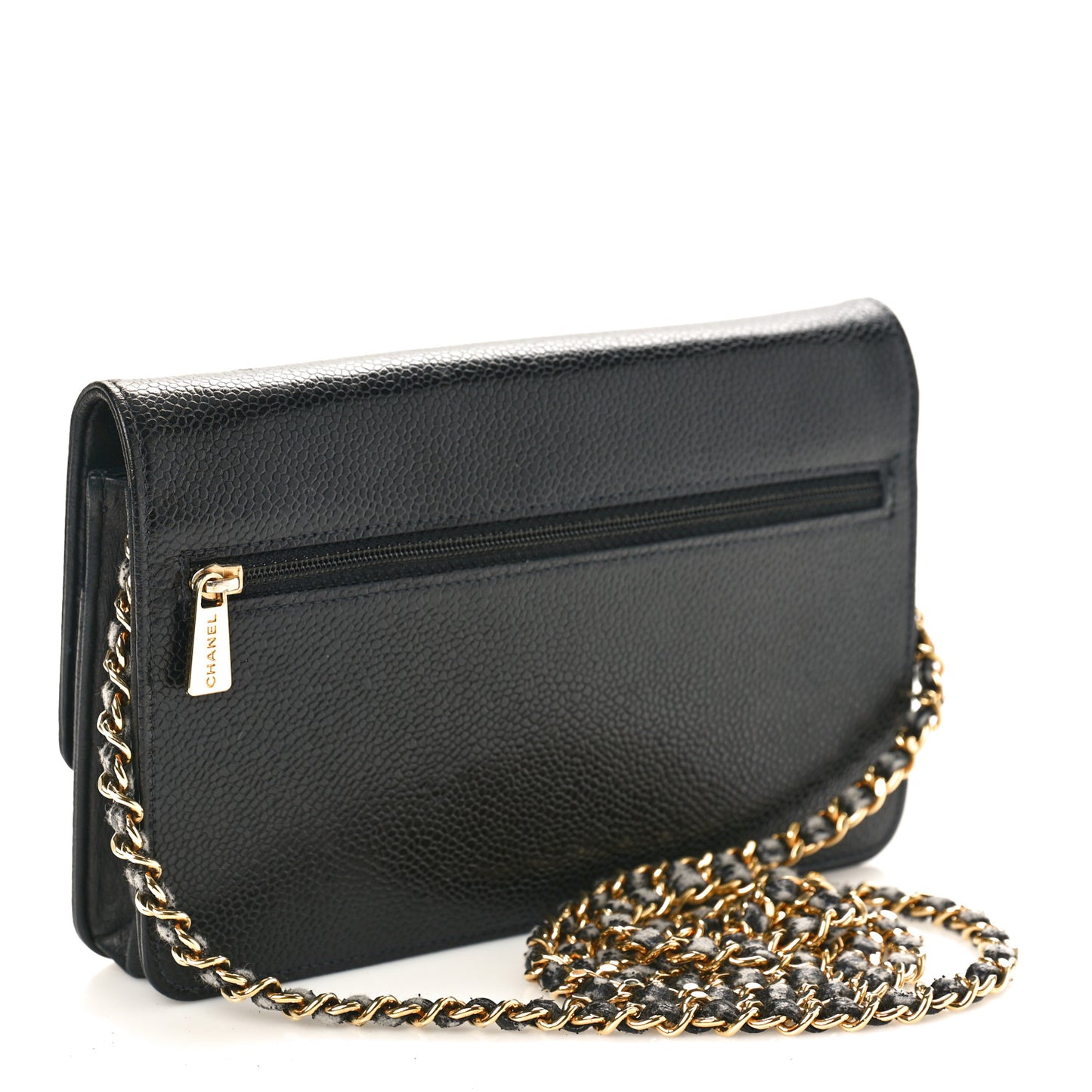 Caviar Timeless CC Wallet on Chain WOC Black