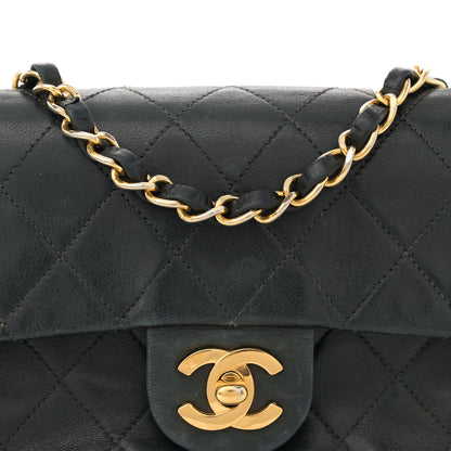 Chanel Lambskin Quilted Mini Square Flap Black 8 of 12