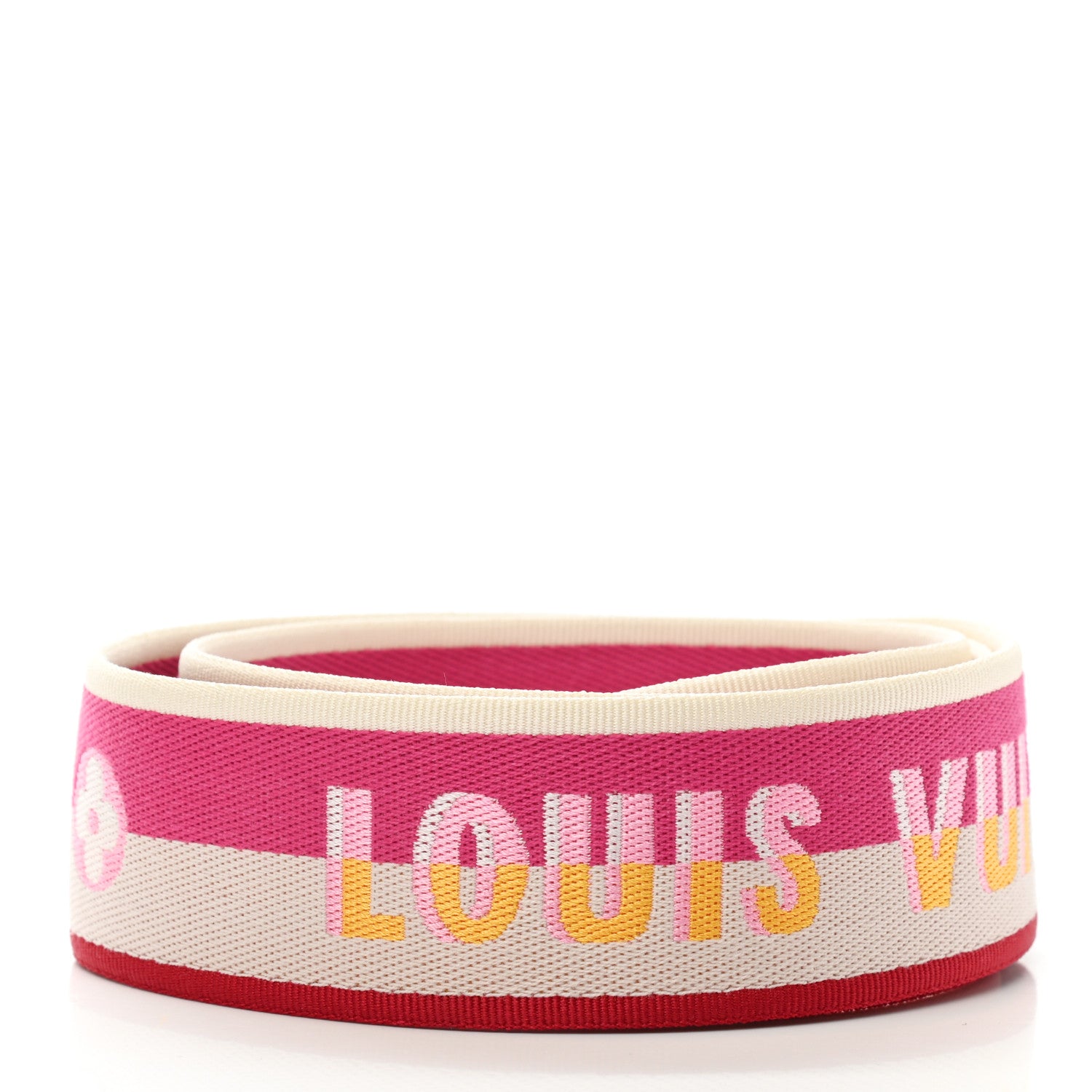 Louis Vuitton Jacquard Speedy Bandouliere 20 Shoulder Strap Fuchsia 2 of 4
