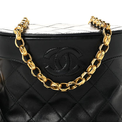 Chanel Lambskin Quilted Tassel Shoulder Bag Black 9 of 12