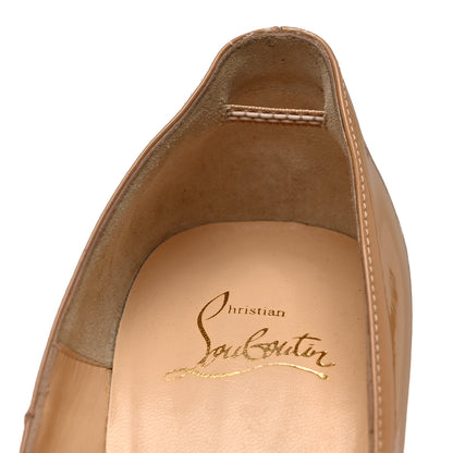 Christian Louboutin Patent Rolando 120 Pumps 36 Nude 9 of 11