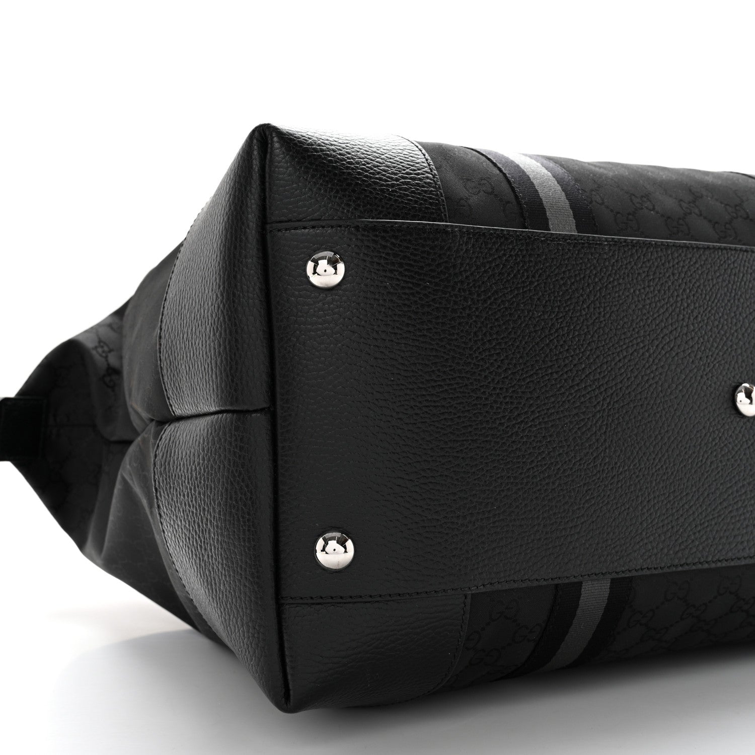 Gucci Nylon Monogram XL Duffle Bag Black 9 of 13