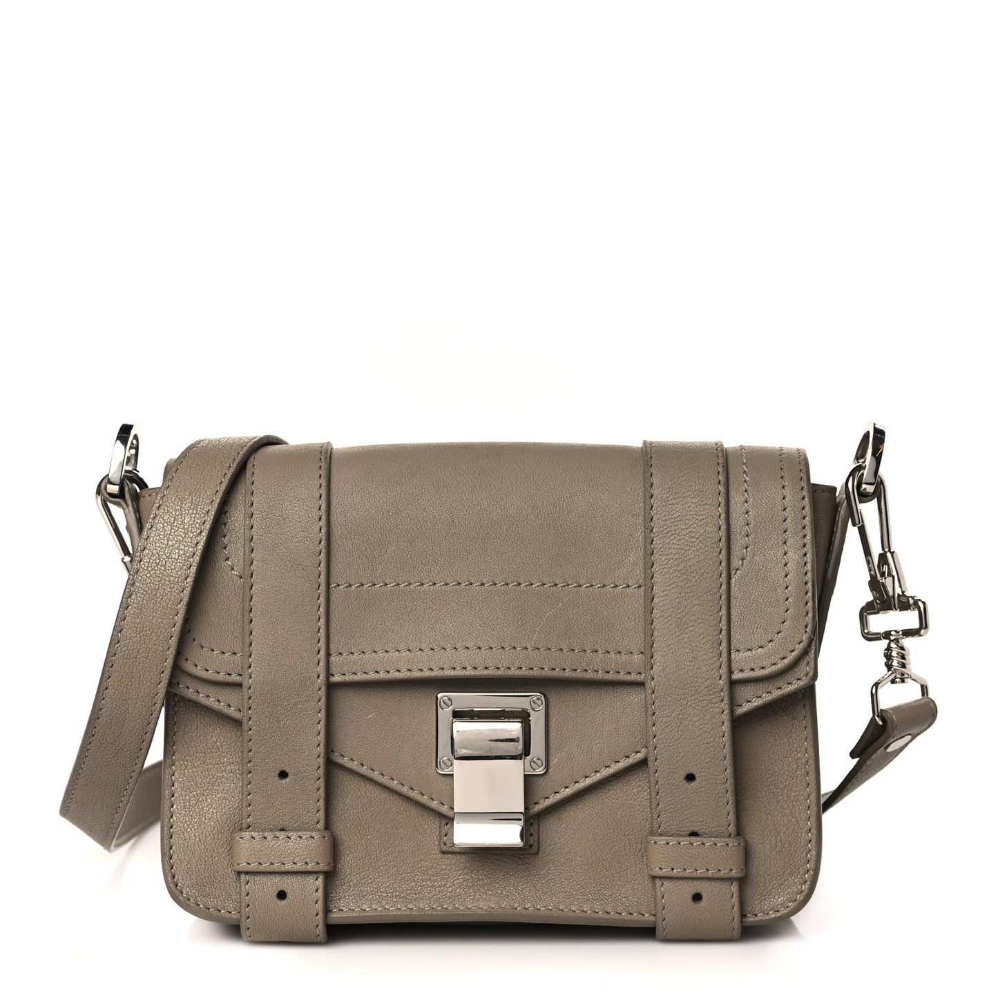 Lambskin PS1 Mini Pouch Messenger Smoke
