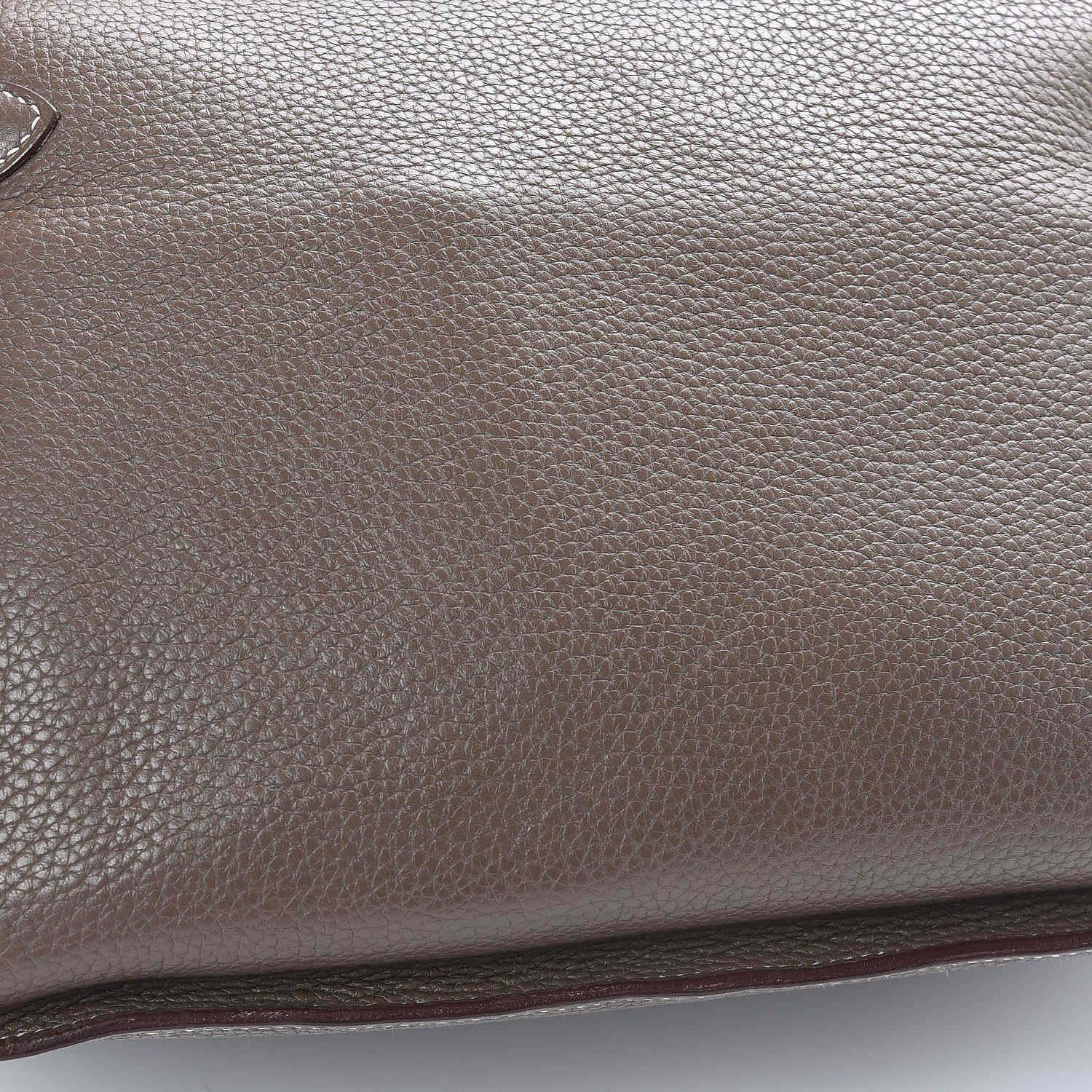 Hermes Taurillon Clemence Jypsiere 34 Etoupe 8 of 11