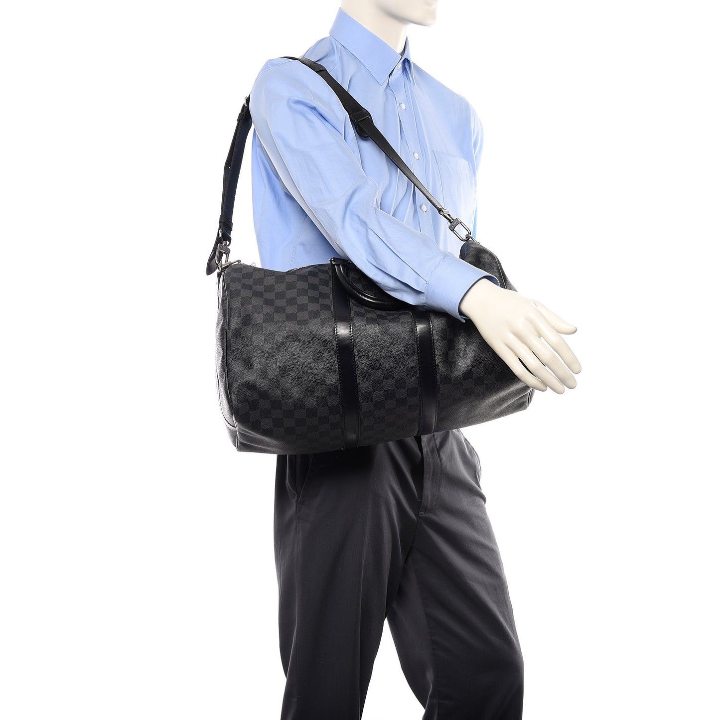 Damier Graphite Keepall Bandouliere 45