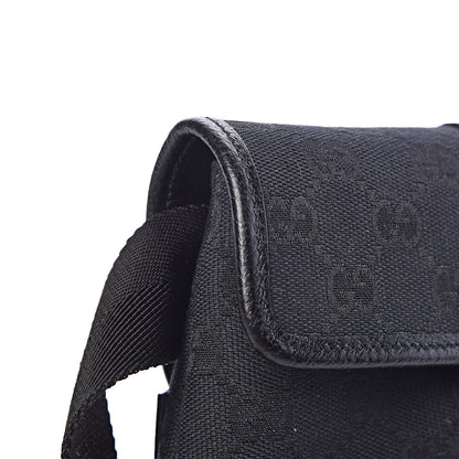 Gucci GG Monogram Web Buckle Belt Bag Black 11 of 12