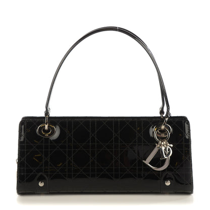 Christian Dior Patent Cannage Stitched East West Lady Dior Black 1 of 7