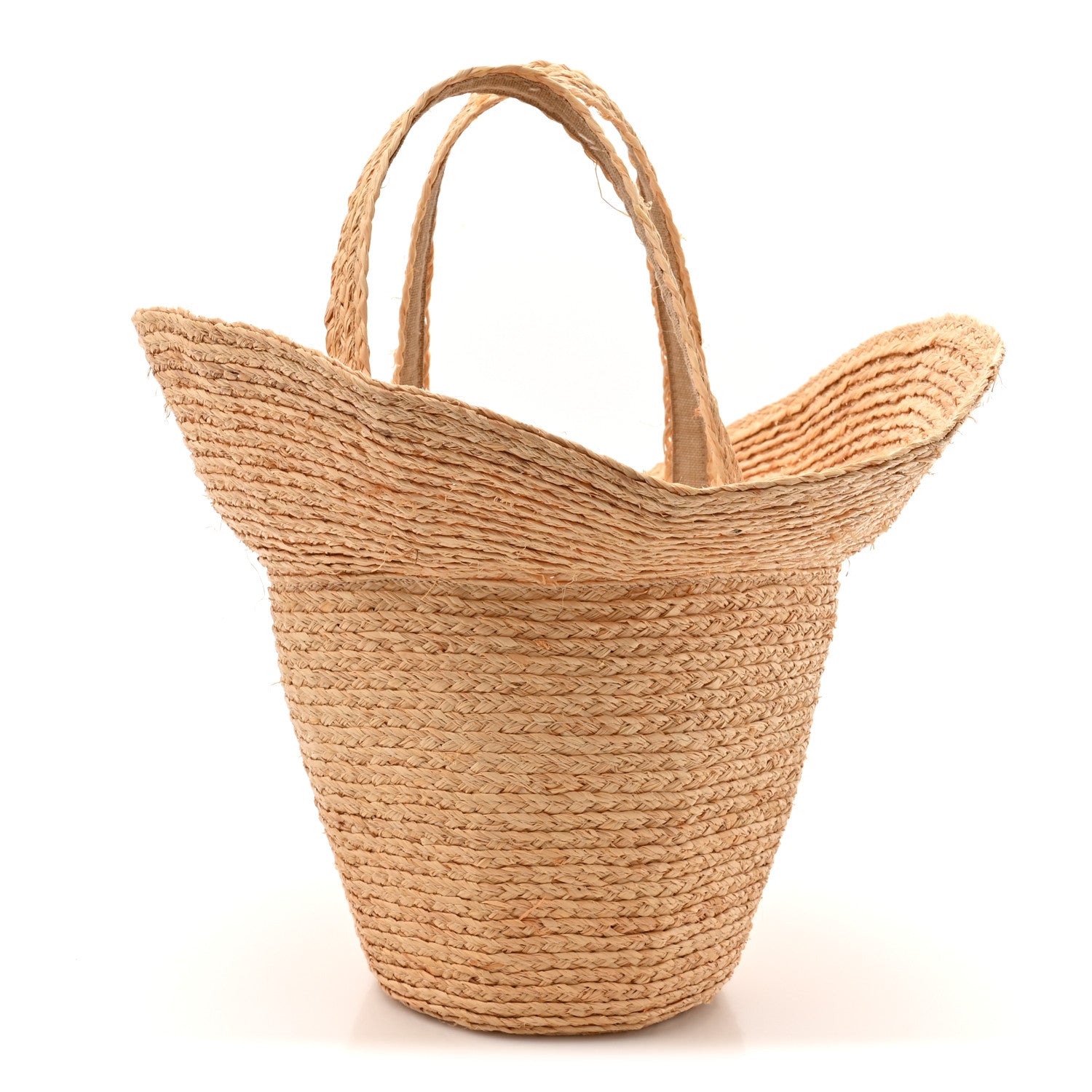 The Row Raffia Sol Bucket Bag Natural 1 of 10