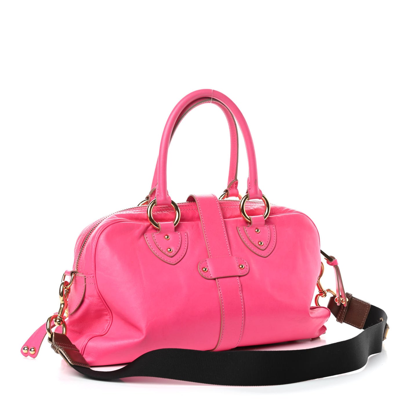 Calfskin Venetia Satchel Pink