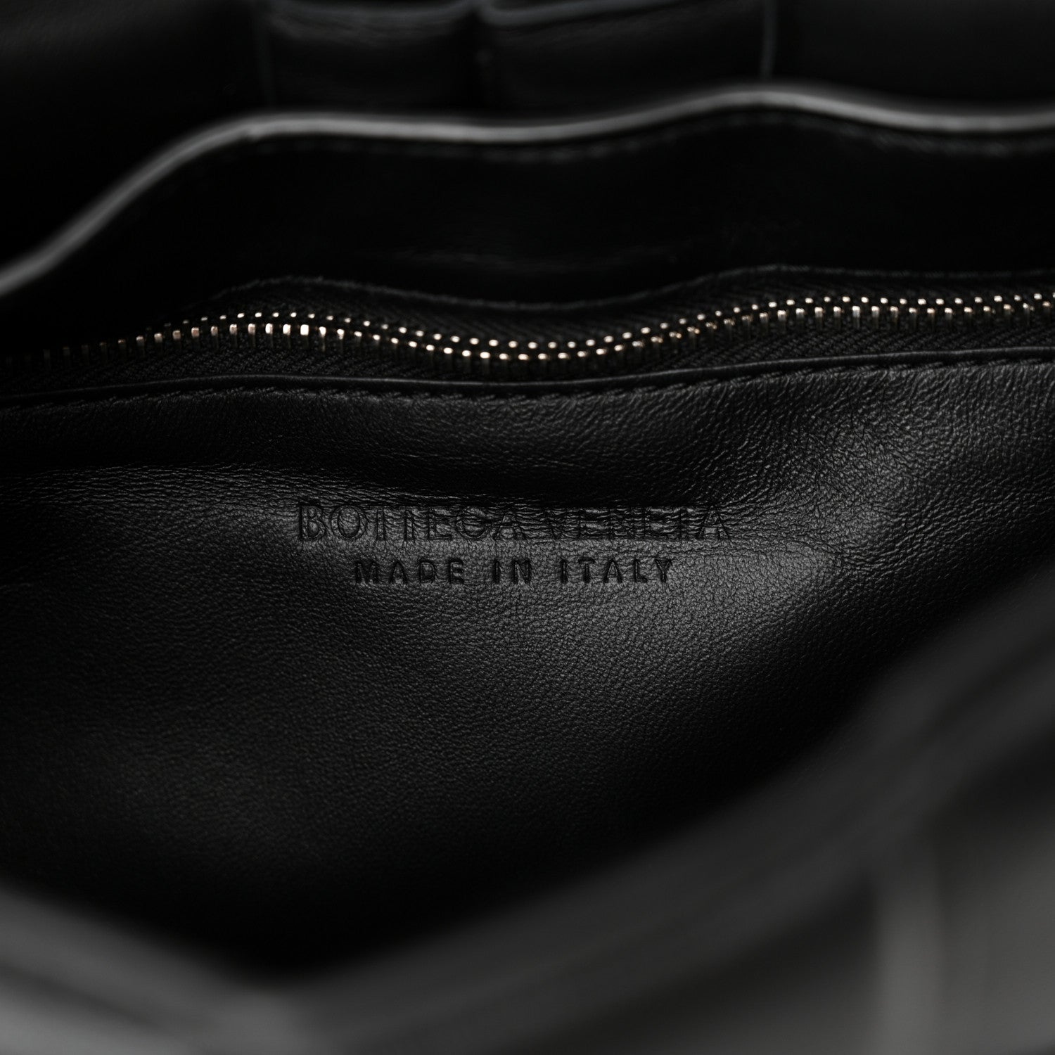 Bottega Veneta Lambskin Maxi Intreccio Padded Chain Cassette Crossbody Bag Black 6 of 10