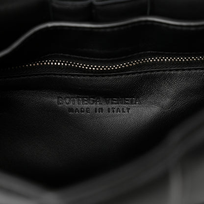 Bottega Veneta Lambskin Maxi Intreccio Padded Chain Cassette Crossbody Bag Black 6 of 10