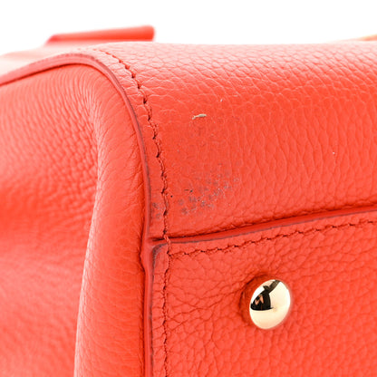 Chanel Grained Calfskin Small Neo Executive Shopper Tote Red 11 of 13