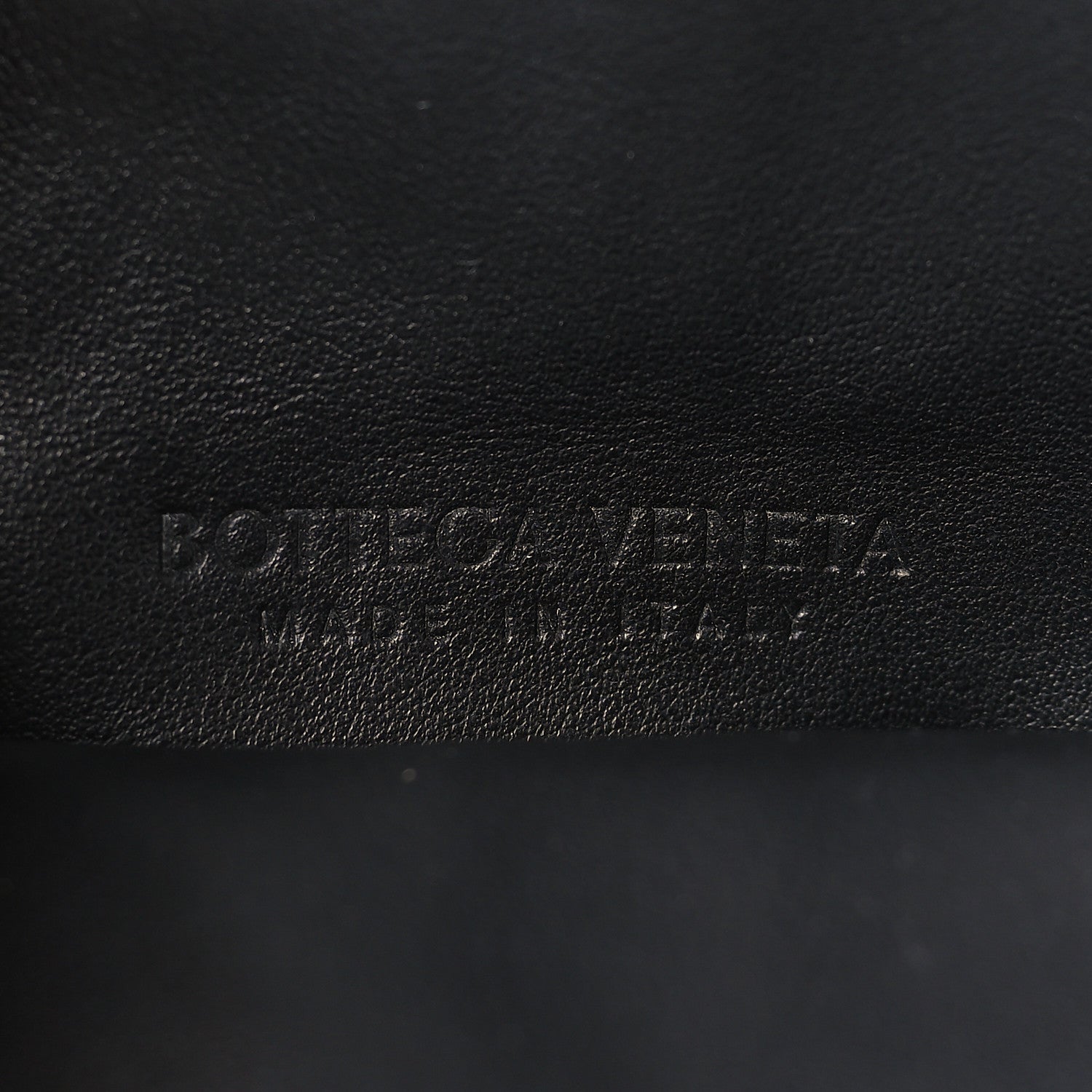 Bottega Veneta Lambskin BV Trine Clutch Black 6 of 8
