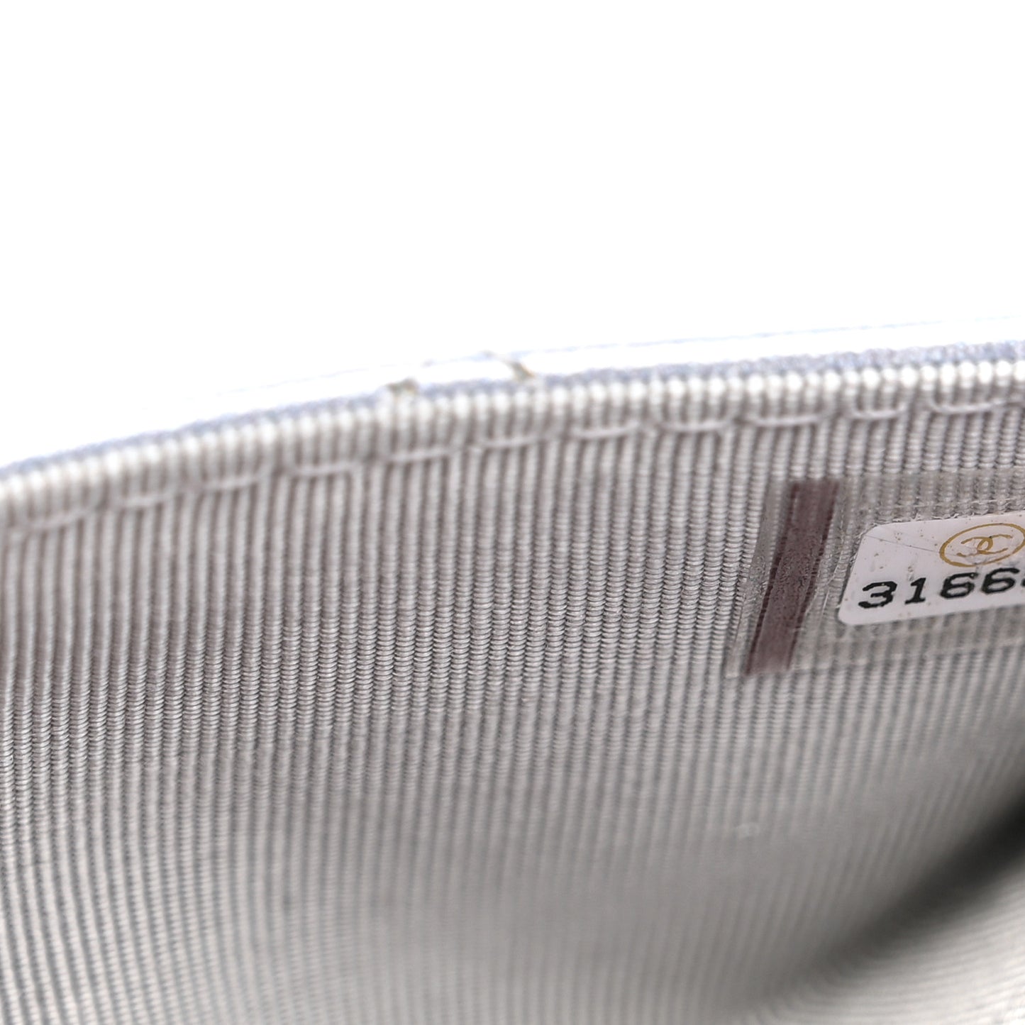 Gradient Metallic Calfskin Quilted Flap Card Holder Wallet Silver Blue Yellow Purple