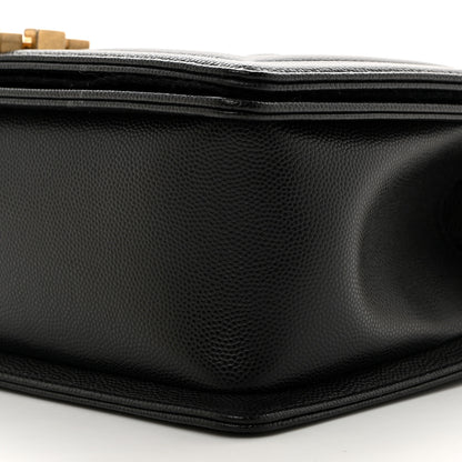Chanel Caviar Quilted Medium Boy Flap Black 10 of 11