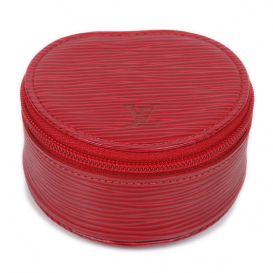 Epi Ecrin Bijoux Jewelry Box Red