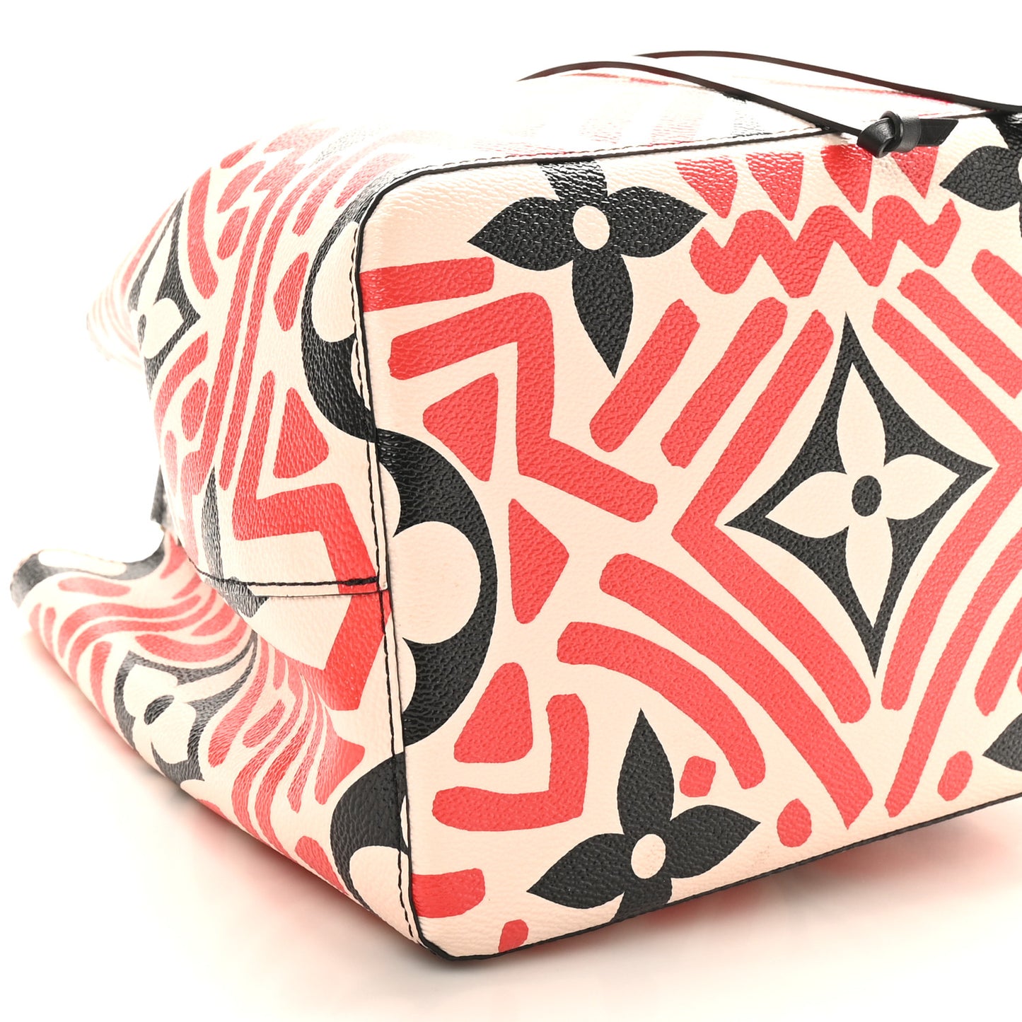 Monogram Giant Crafty NeoNoe MM Creme Rouge Black