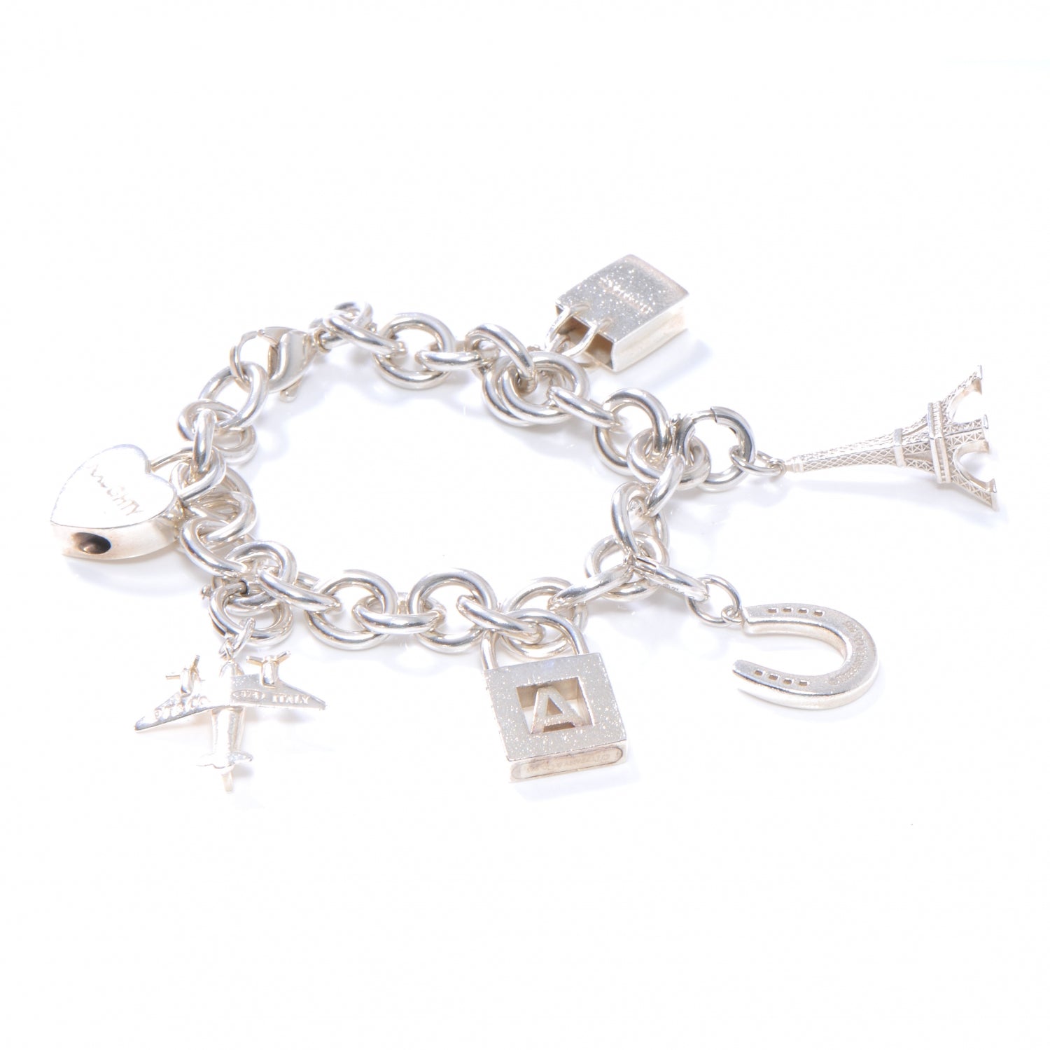 Tiffany Sterling Silver Charm Bracelet 3 of 4