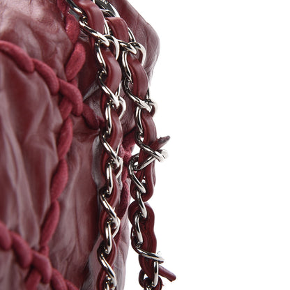 Chanel Calfskin Medium Ultra Stitch Flap Dark Red 9 of 9