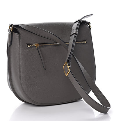 Celine Grained Calfskin Medium Trotteur Light Anthracite 3 of 12