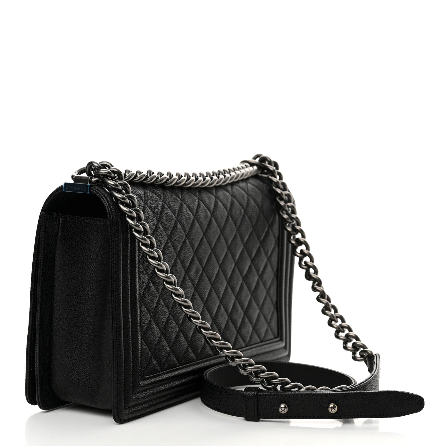 Chanel Caviar Quilted New Medium Boy Flap Black 3 of 11