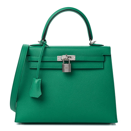 Hermes Epsom Kelly Sellier 25 Vert Jade 1 of 10