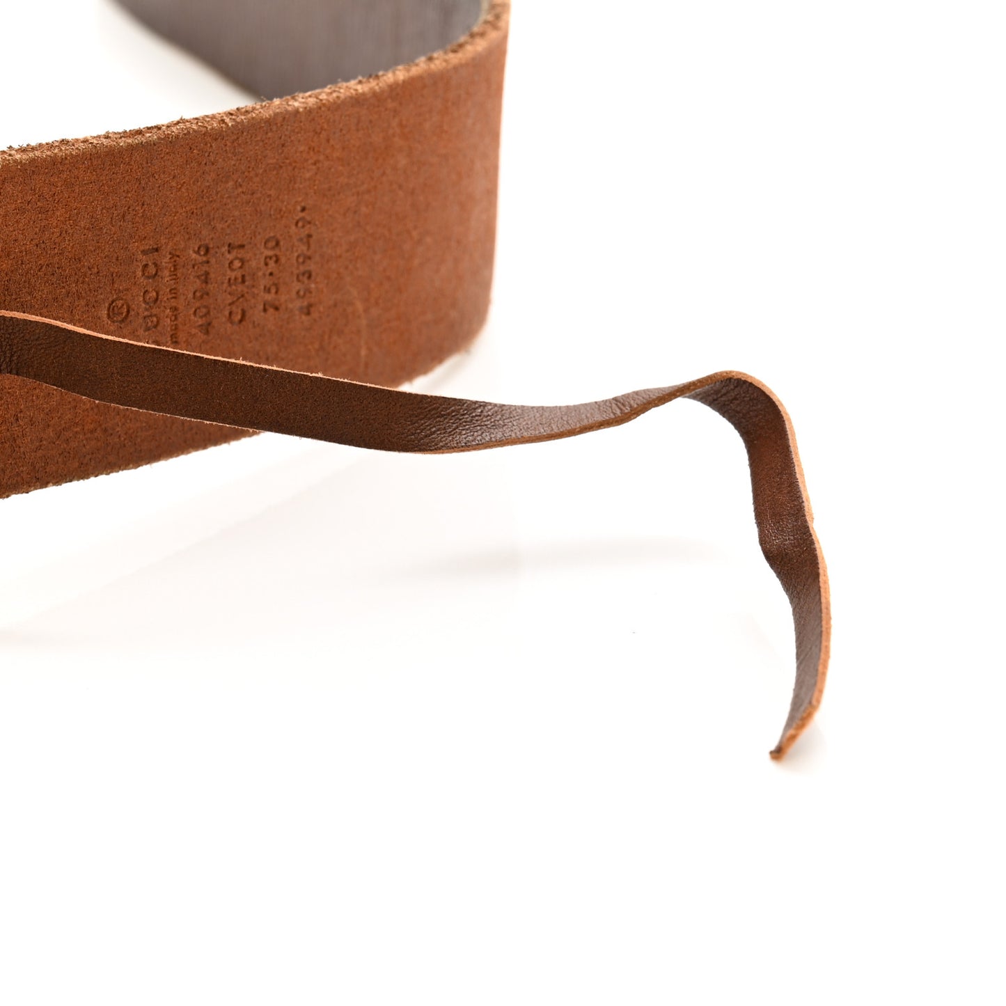 Cuoio Toscano Double G 40mm 75 30 Cuir
