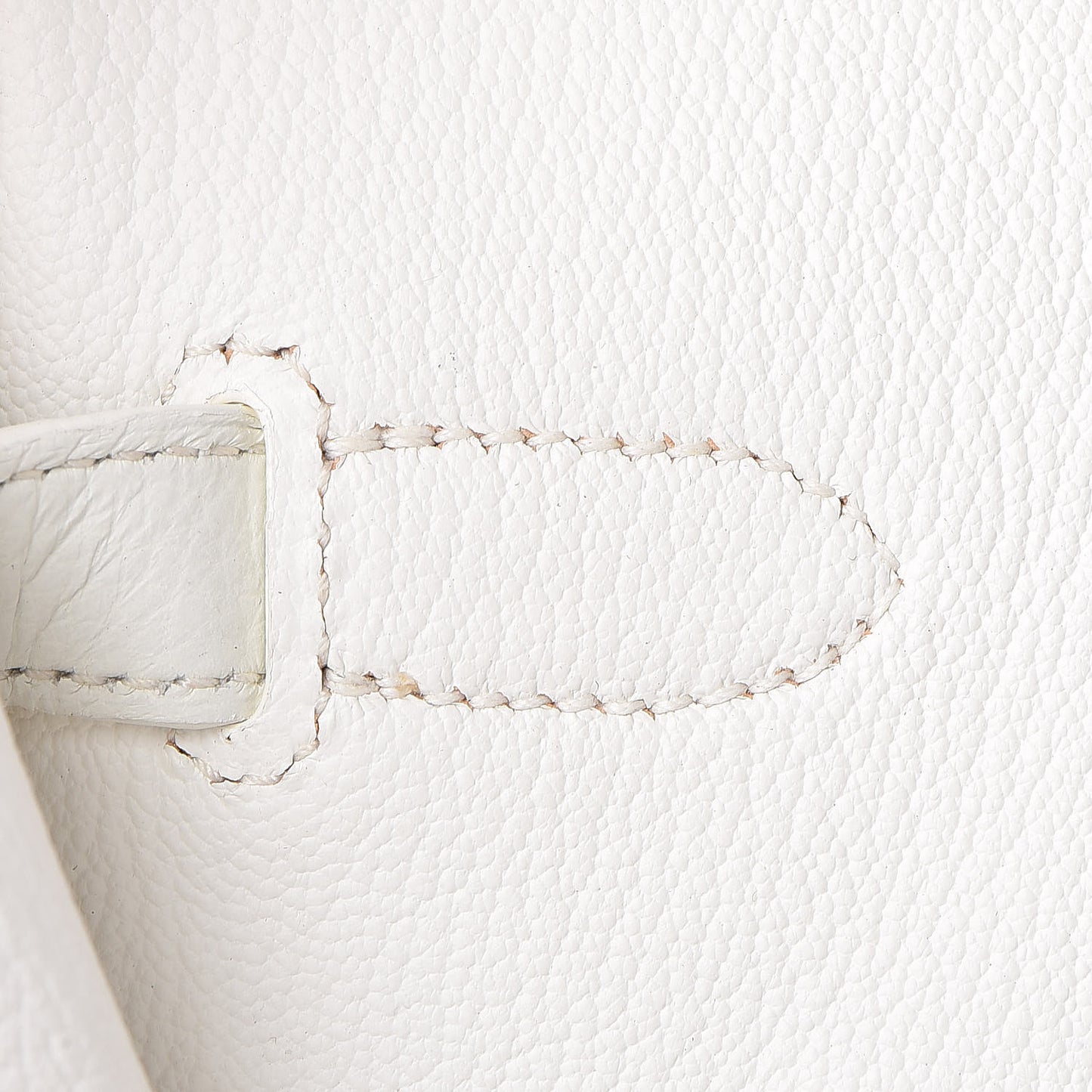 Taurillon Clemence Birkin 40 White