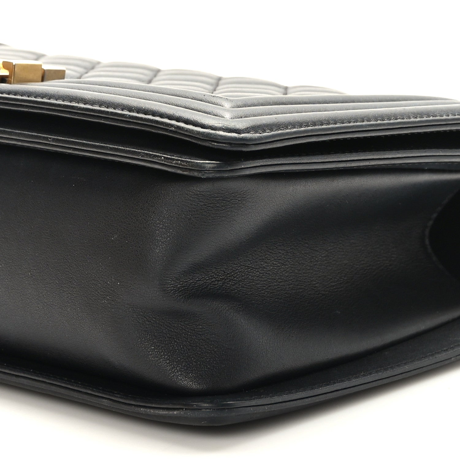 Chanel Calfskin Quilted Medium Boy Flap Black 9 of 9