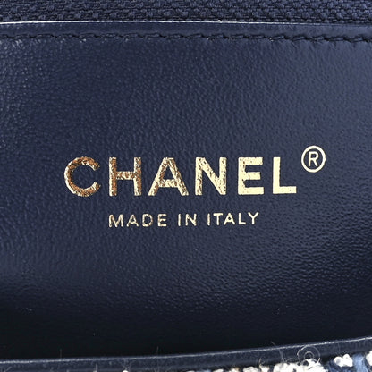 Chanel Tweed Snakeskin Quilted Small CC Filigree Flap Multicolor 6 of 12