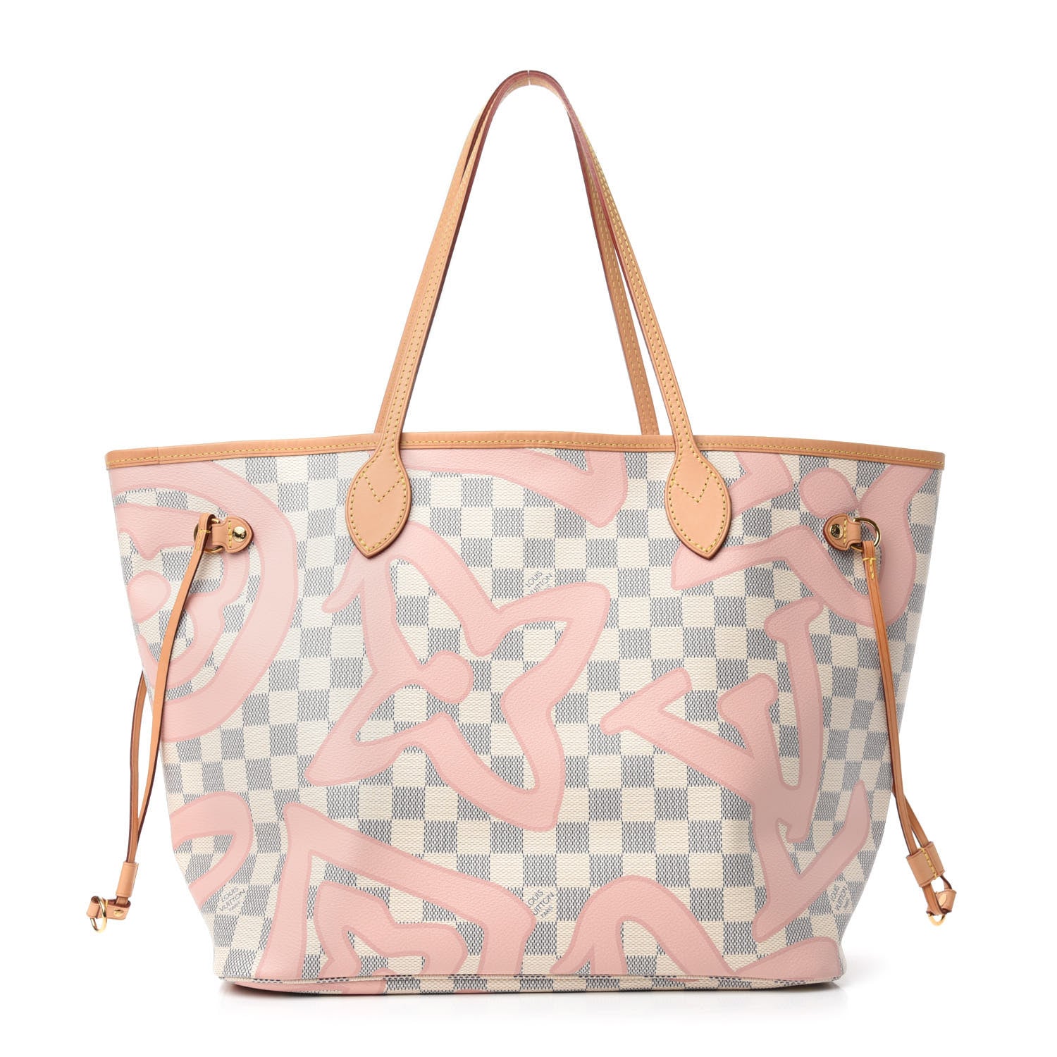 Louis Vuitton Damier Azur Tahitienne Neverfull MM 1 of 11
