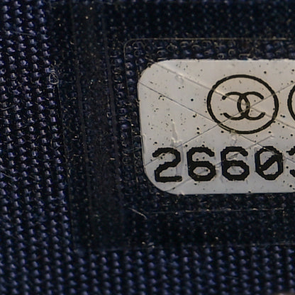 Chanel Lambskin Lucky Charms Zip Coin Purse Navy 7 of 9