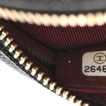 Chanel Caviar Quilted Round Clutch With Chain Black 7 of 12