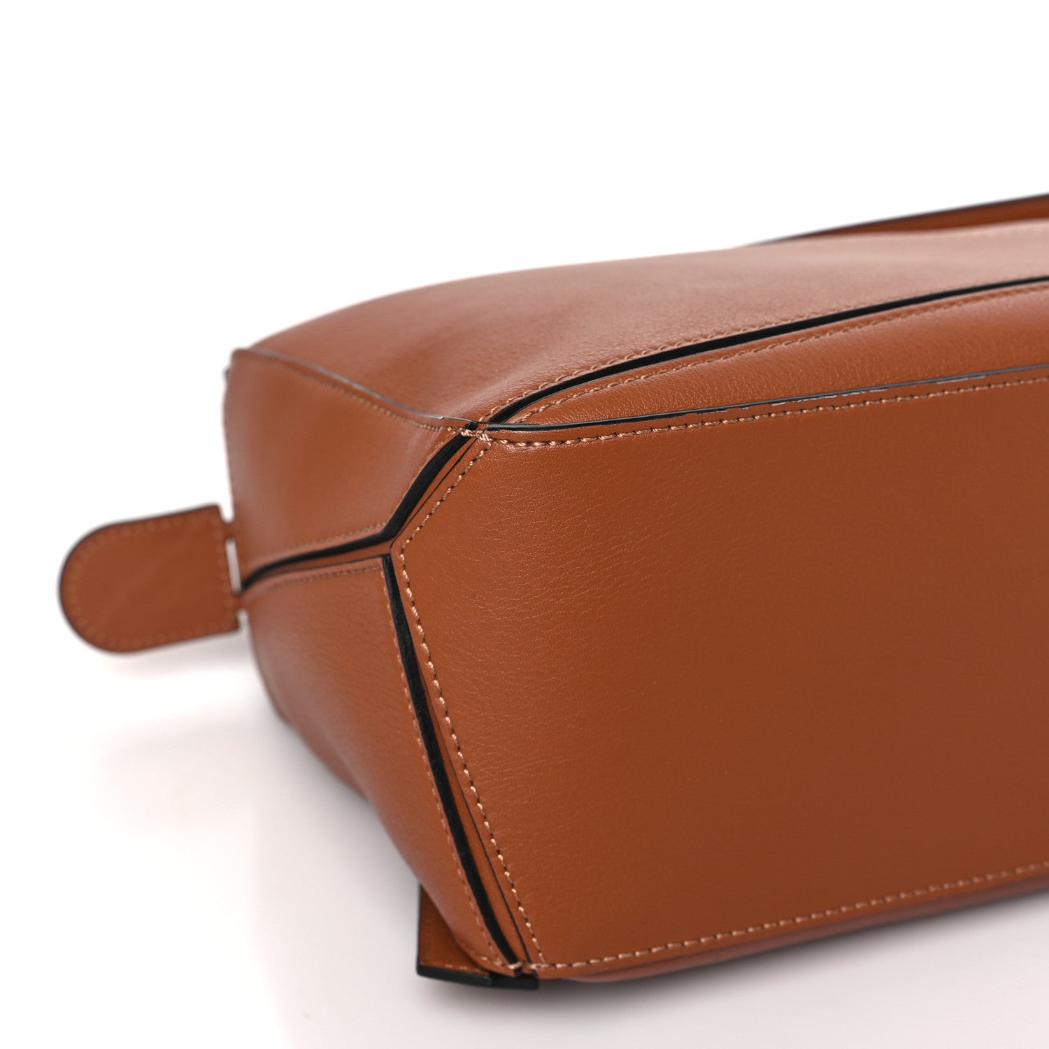 Loewe Grained Calfskin Small Puzzle Bag Tan 7 of 8
