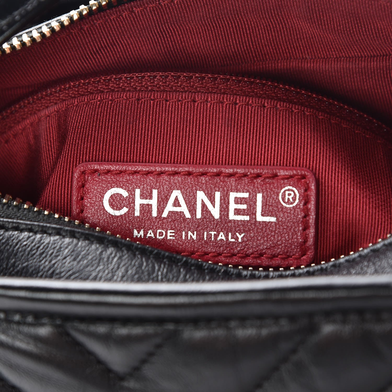 Chanel Aged Calfskin Chevron Quilted Small Gabrielle Hobo Black 8 of 14