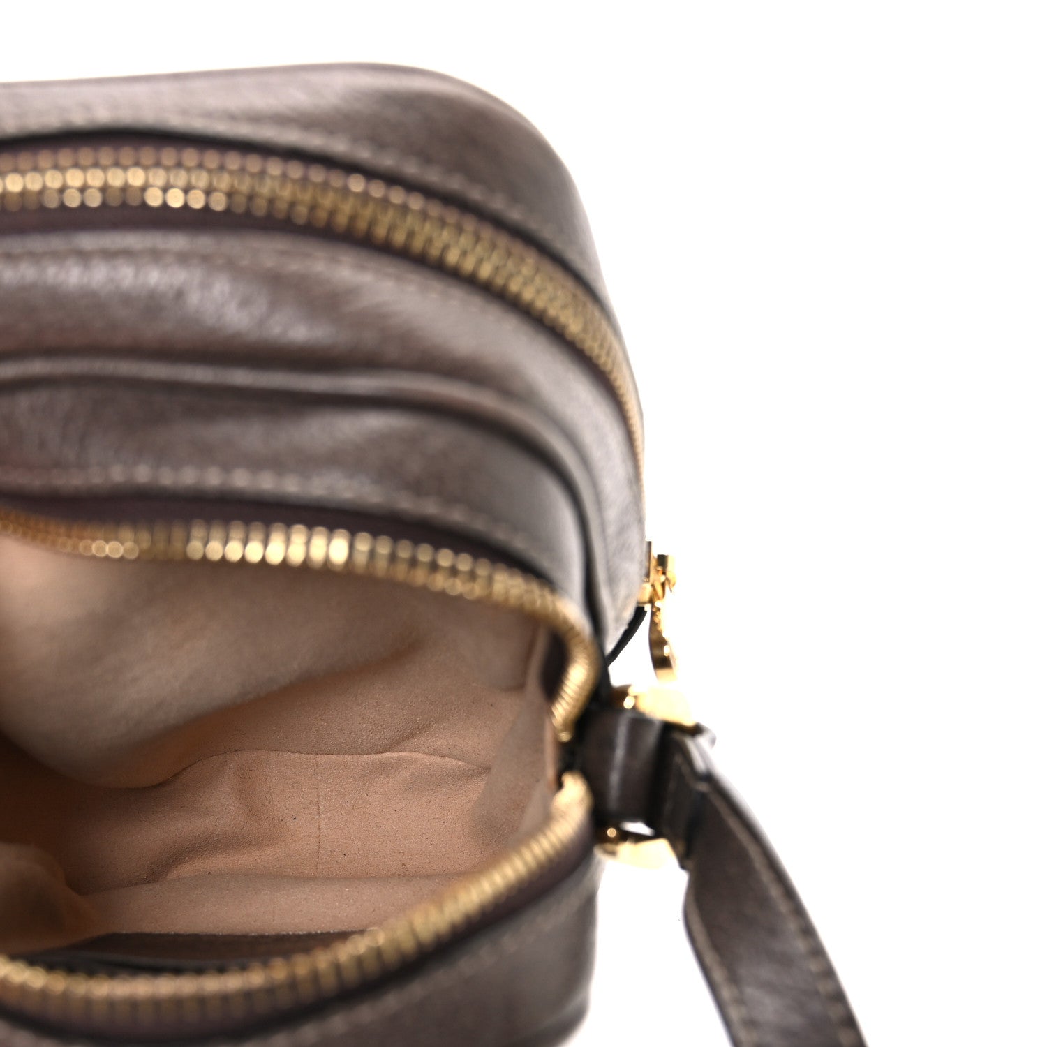 Gucci GG Supreme Monogram Web Mini Ophidia Double Zip Crossbody Bag Beige New Acero 5 of 10