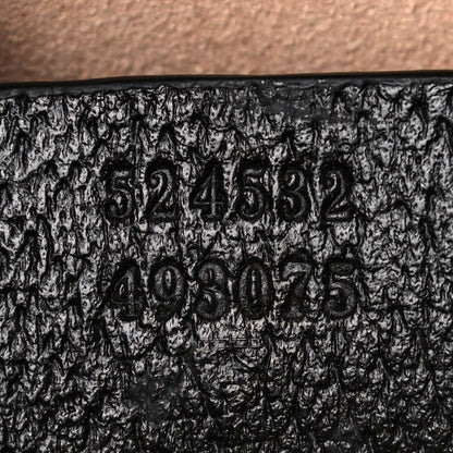 Gucci Textured Dollar Calfskin Web Medium Ophidia Boston Black 7 of 16
